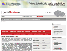 Tablet Screenshot of portalhorice.cz